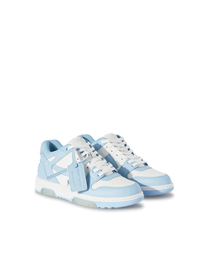 "OFF" SNEAKER BABYBLUE AND WHITE