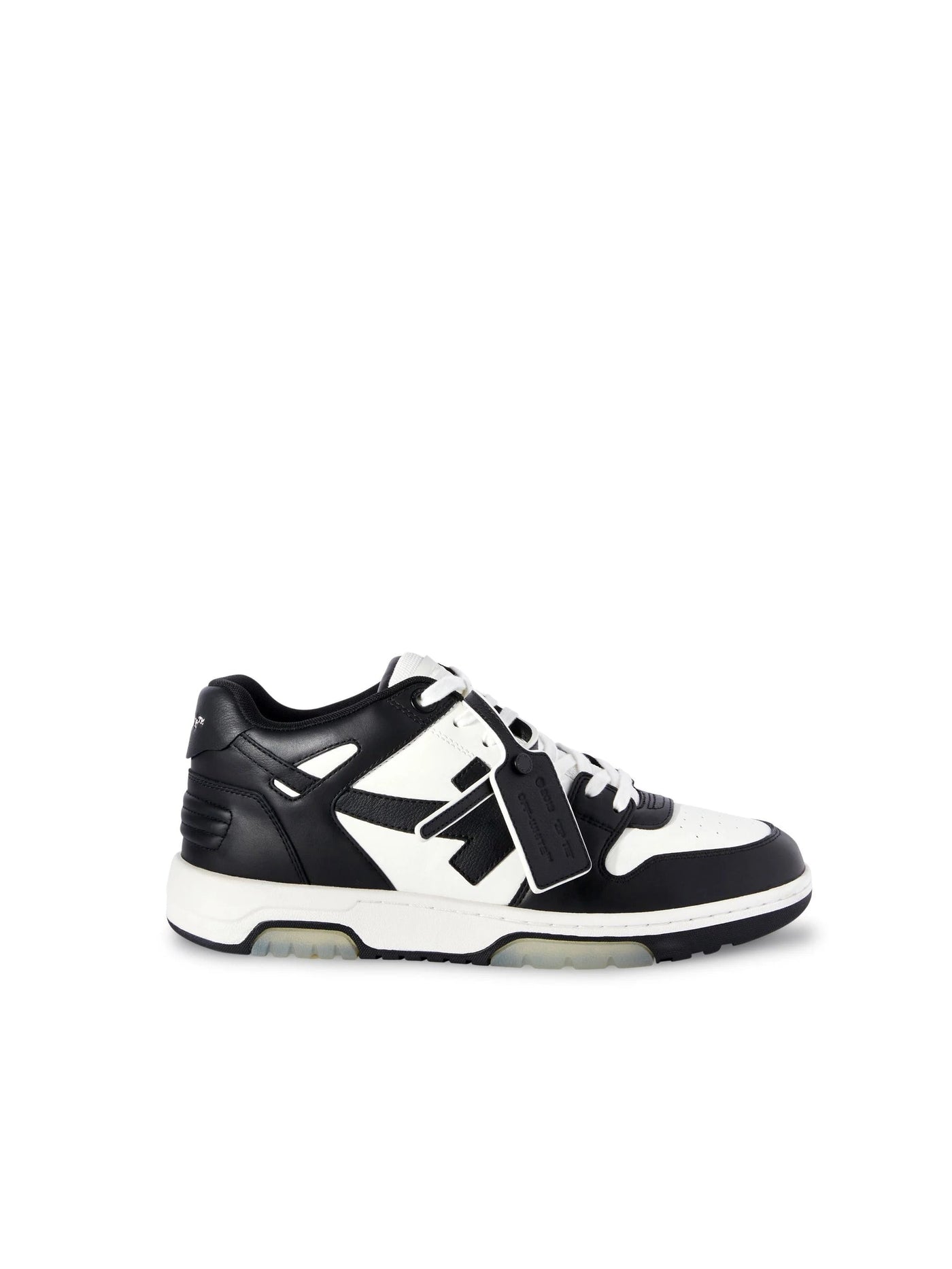 "OFF" SNEAKER BLACK AND WHITE