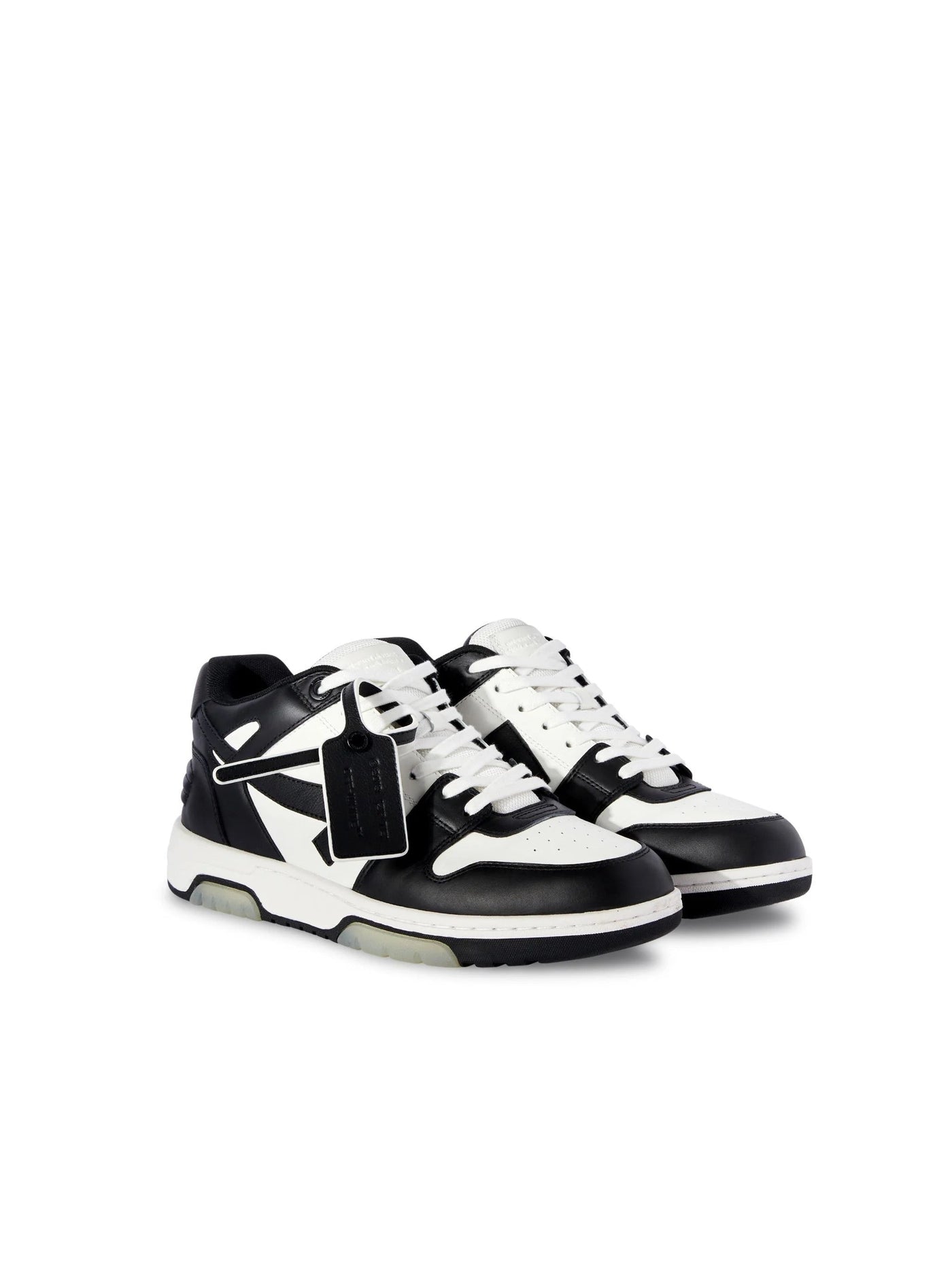 "OFF" SNEAKER BLACK AND WHITE