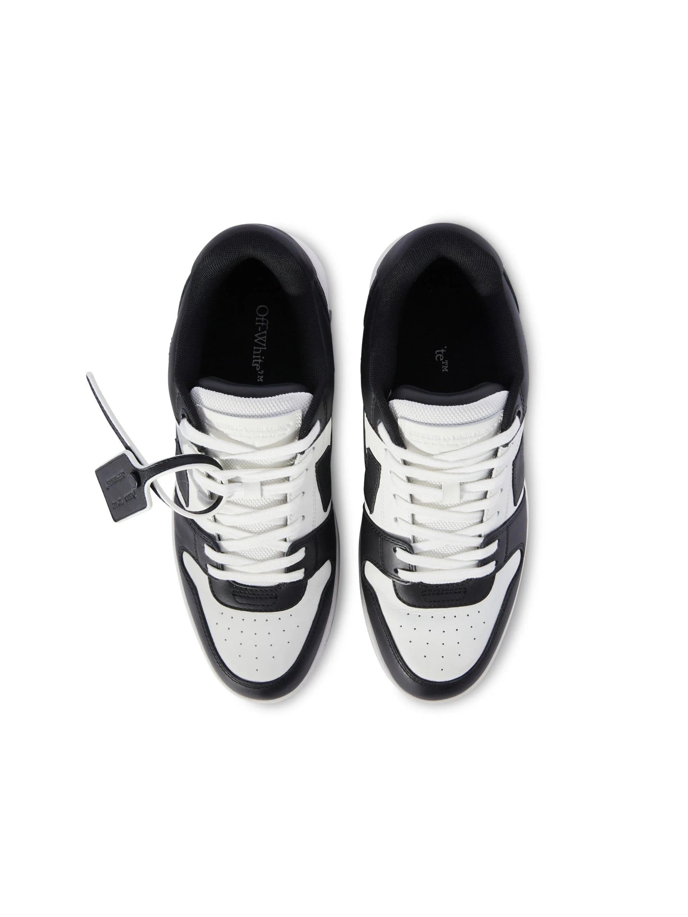 "OFF" SNEAKER BLACK AND WHITE