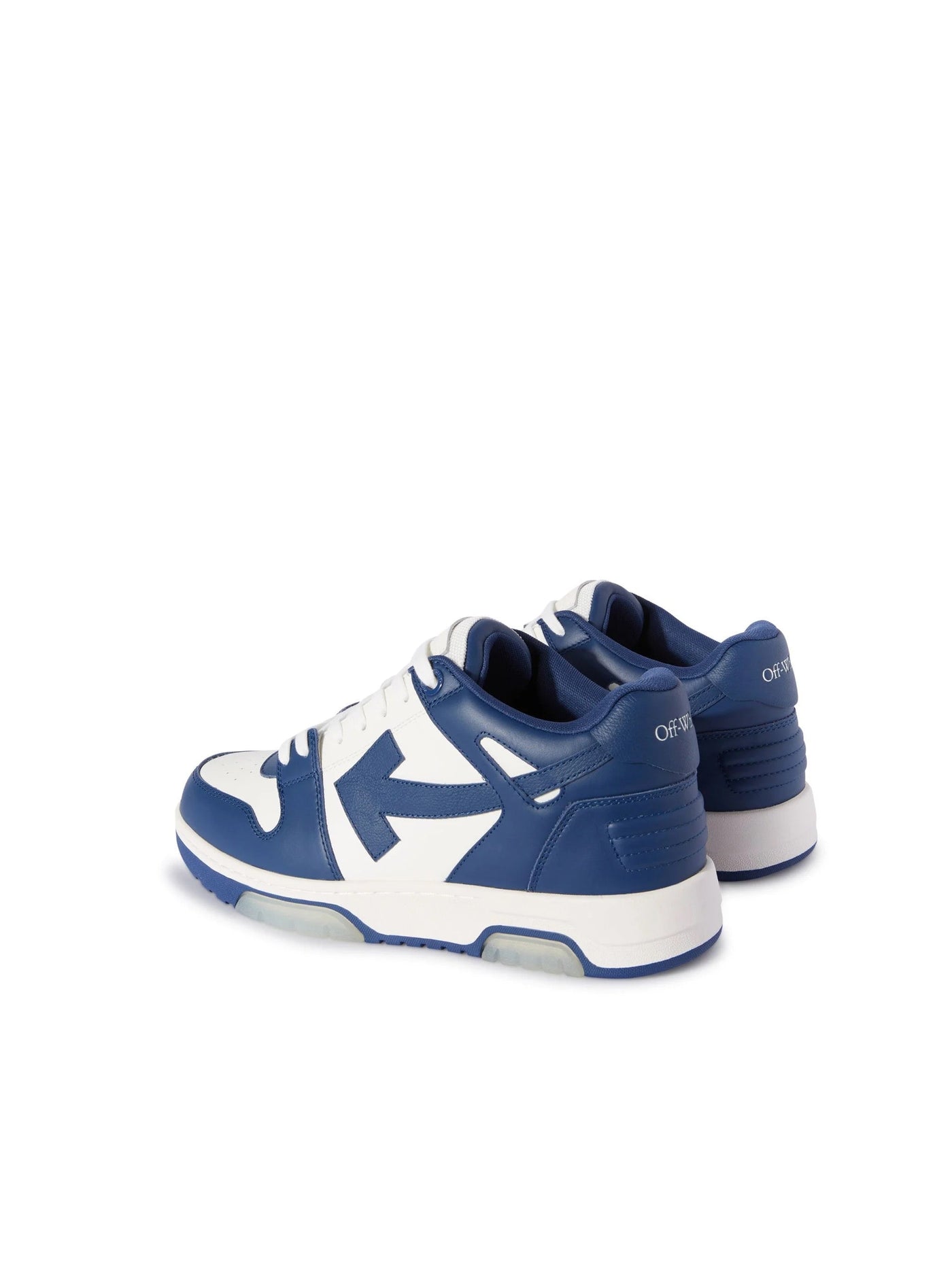"OFF" SNEAKER BLUE AND WHITE
