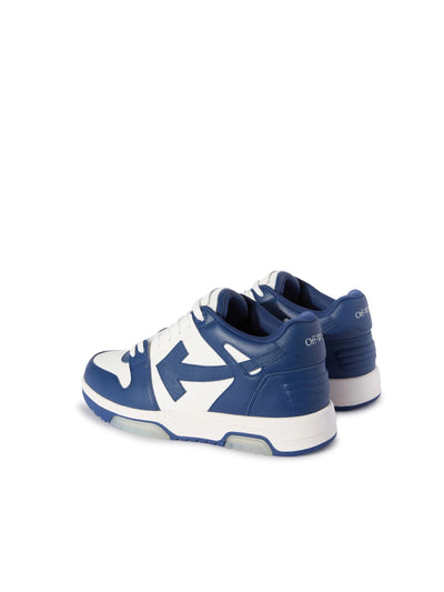 "OFF" SNEAKER BLUE AND WHITE