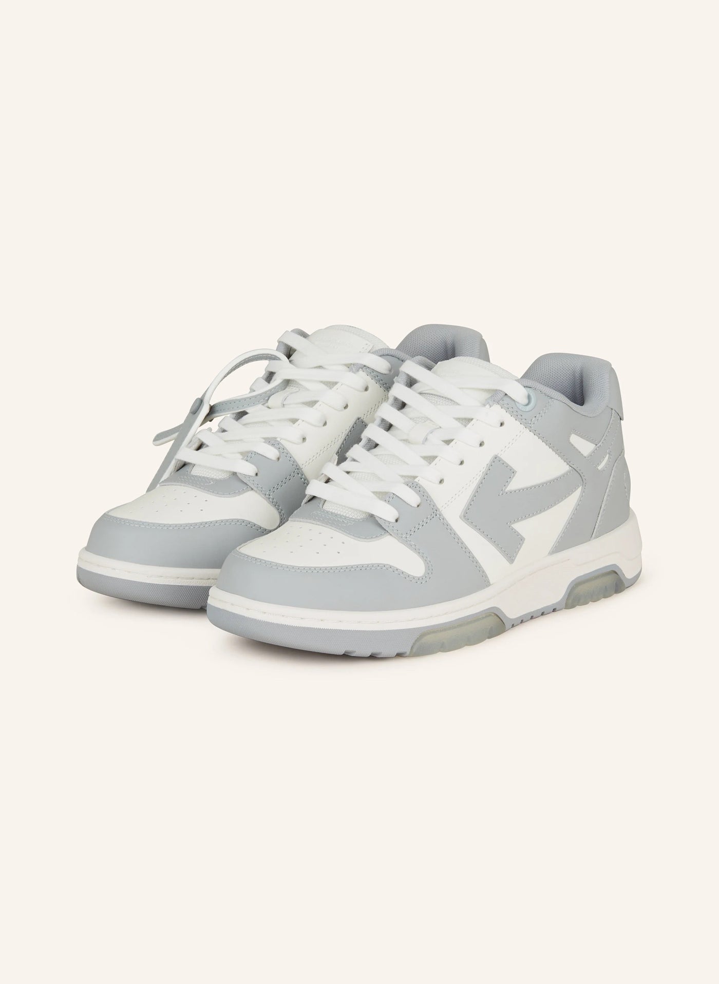 "OFF" SNEAKER GREY AND WHITE