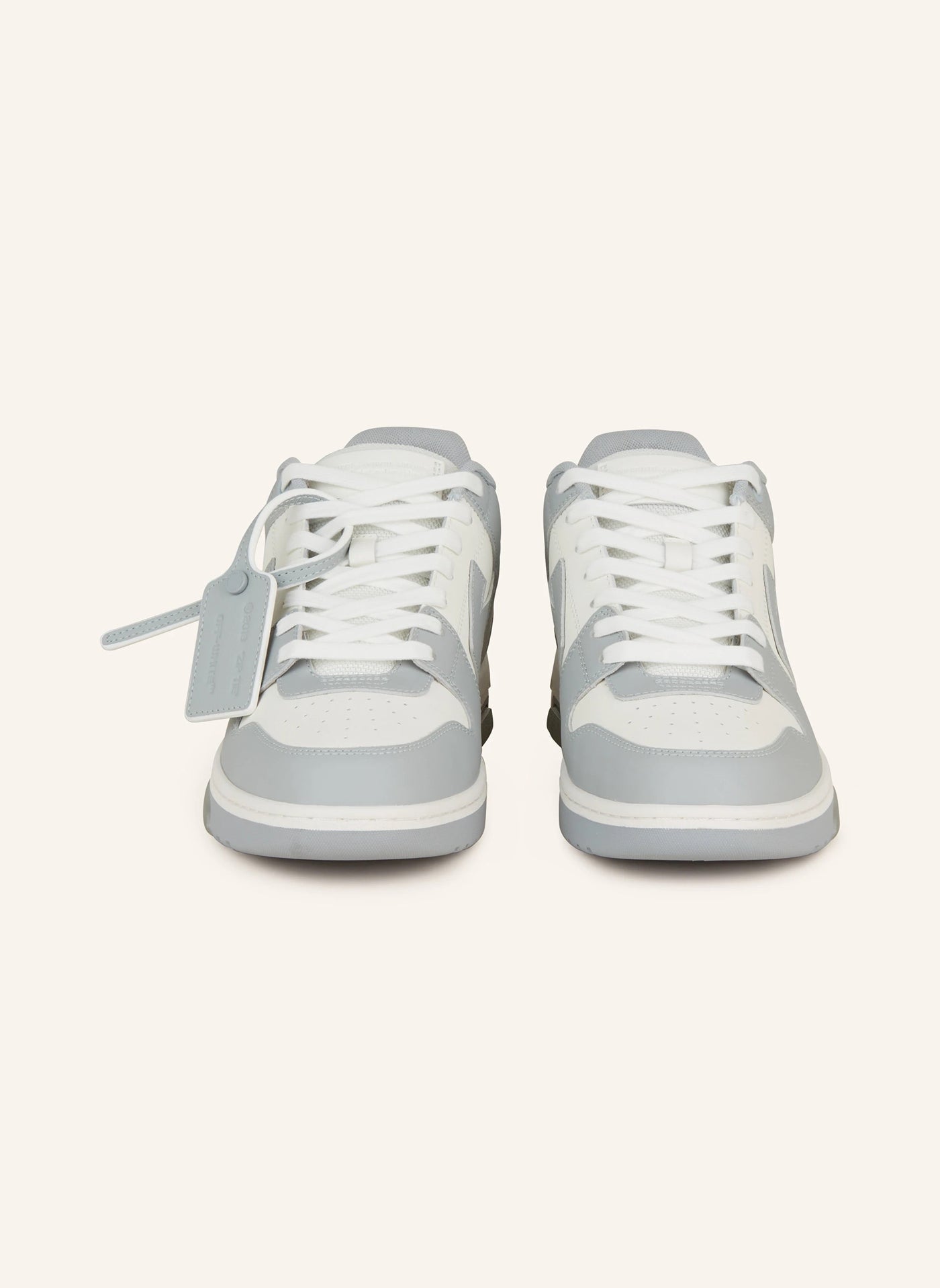 "OFF" SNEAKER GREY AND WHITE