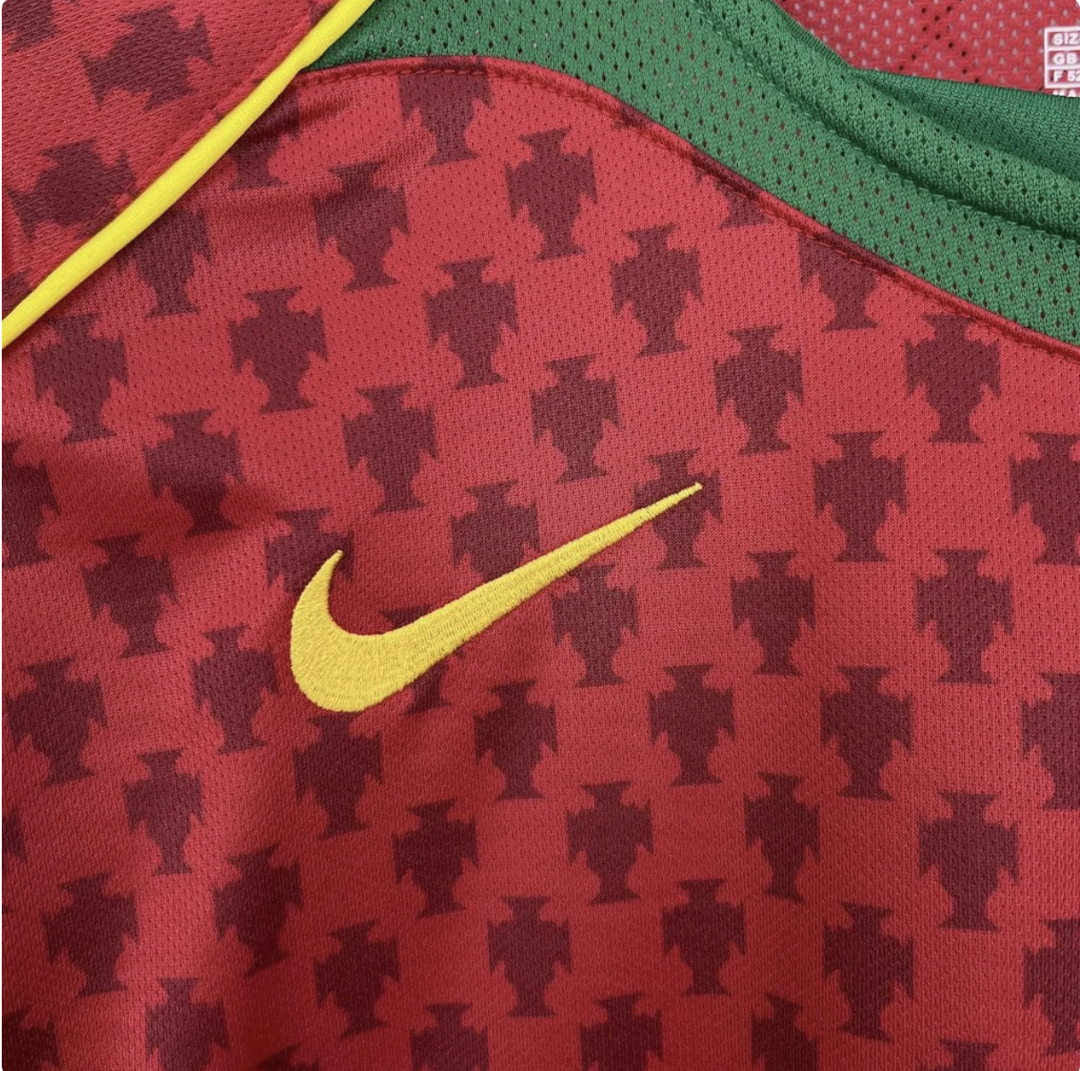 2004 RETRO PORTUGAL HOME JERSEY