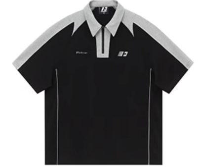 Kurzärmeliges Polo Shirt im Vintage Retro Stil (Unisex)